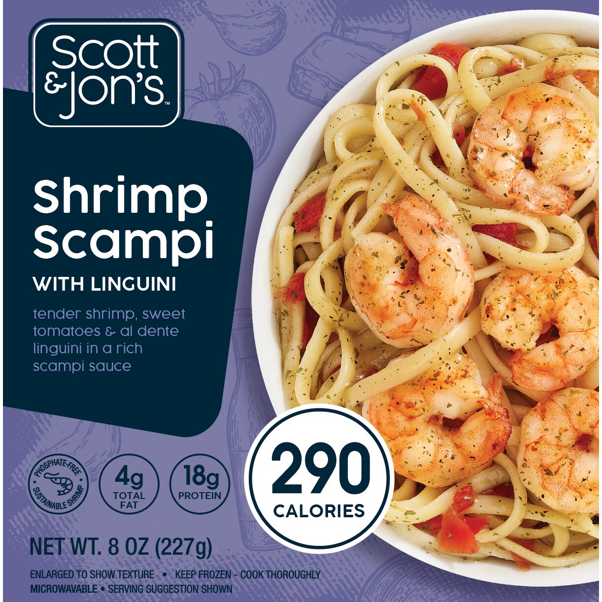 Scott & Jon's Shrimp Scampi with Linguini
