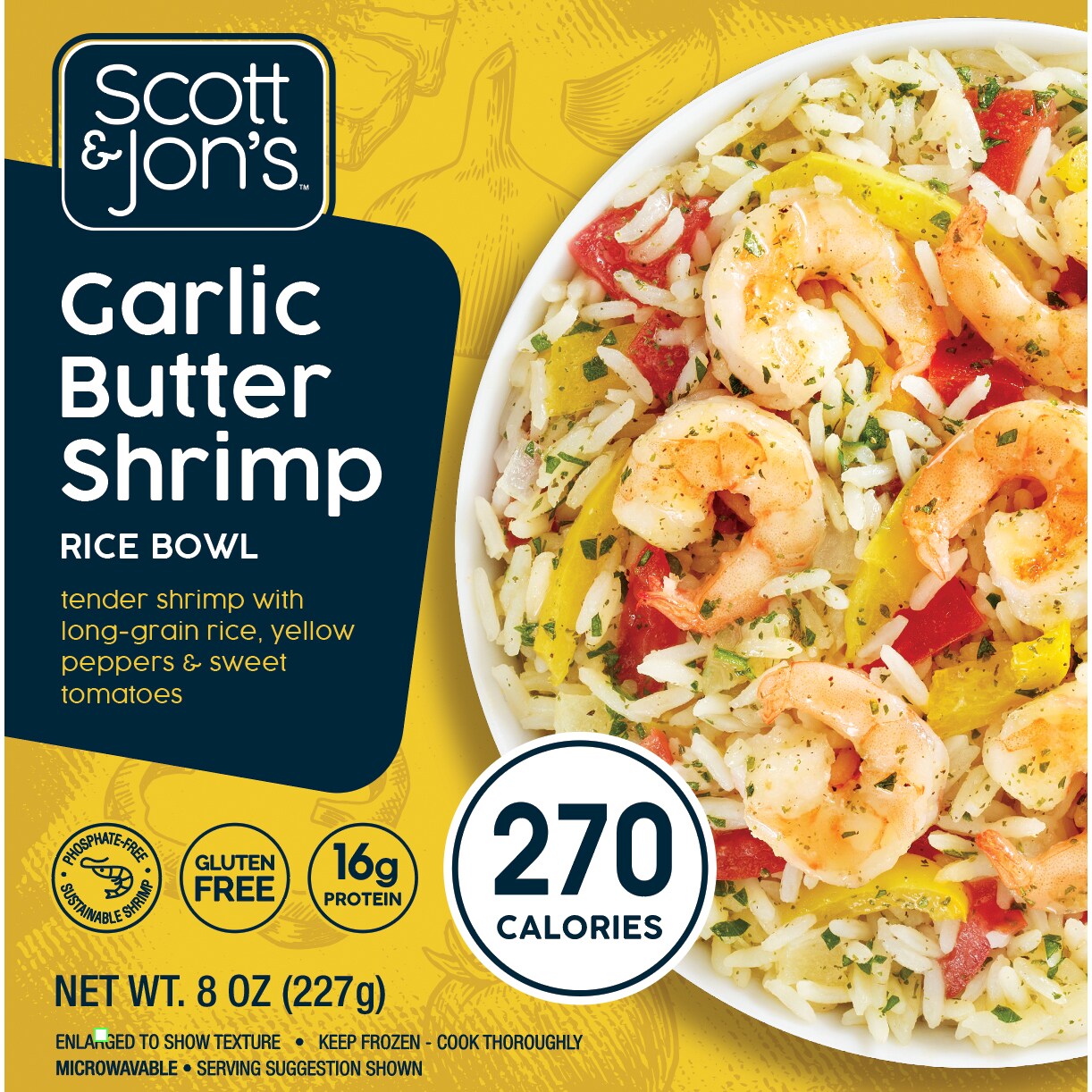 Scott & Jon's Garlic Butter Shrimp Rice Bowl