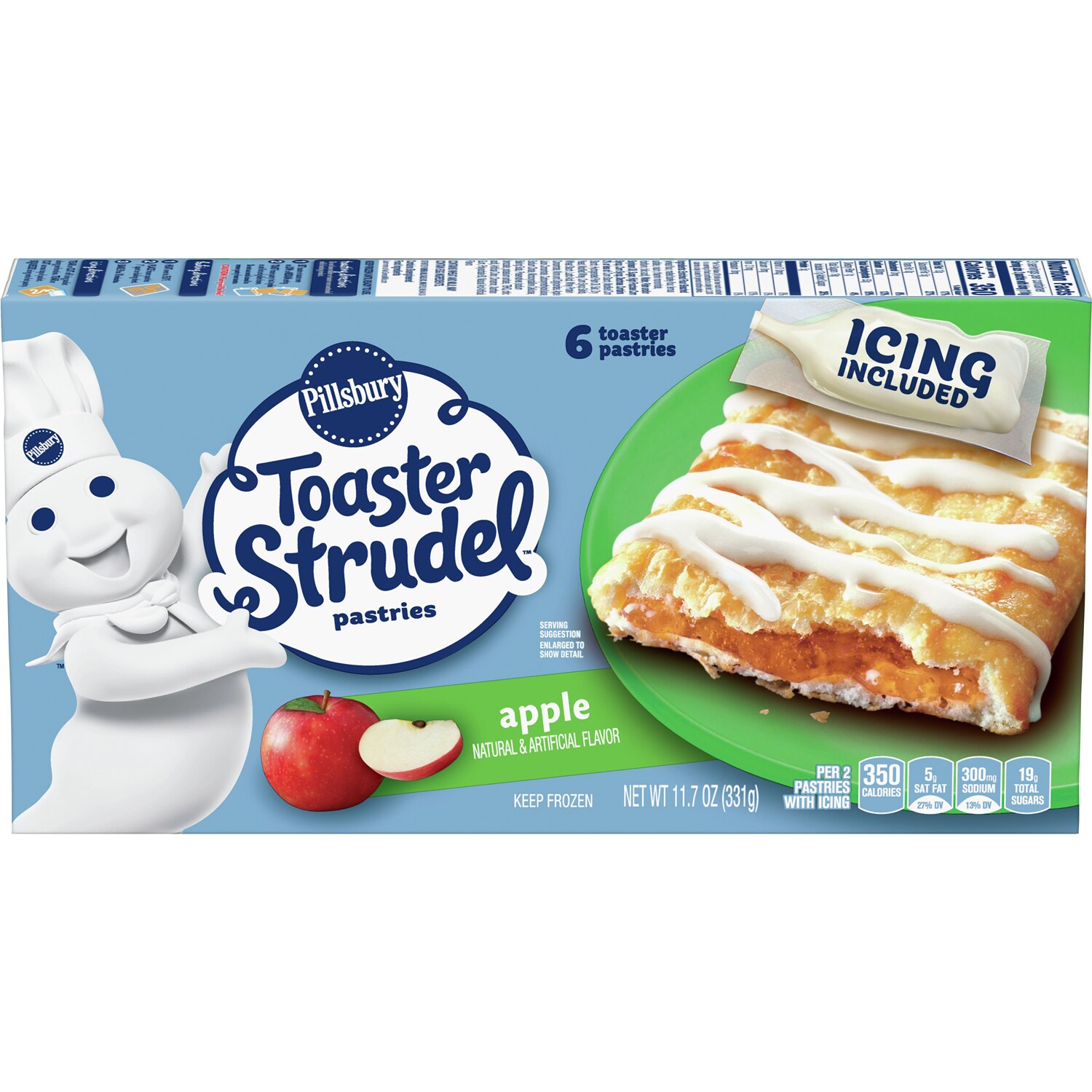 Pillsbury Toaster Strudel Pastries, Apple