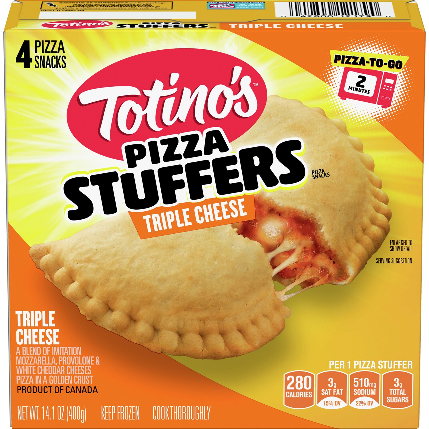 Totino's Pizza Stuffers, Triple Cheese