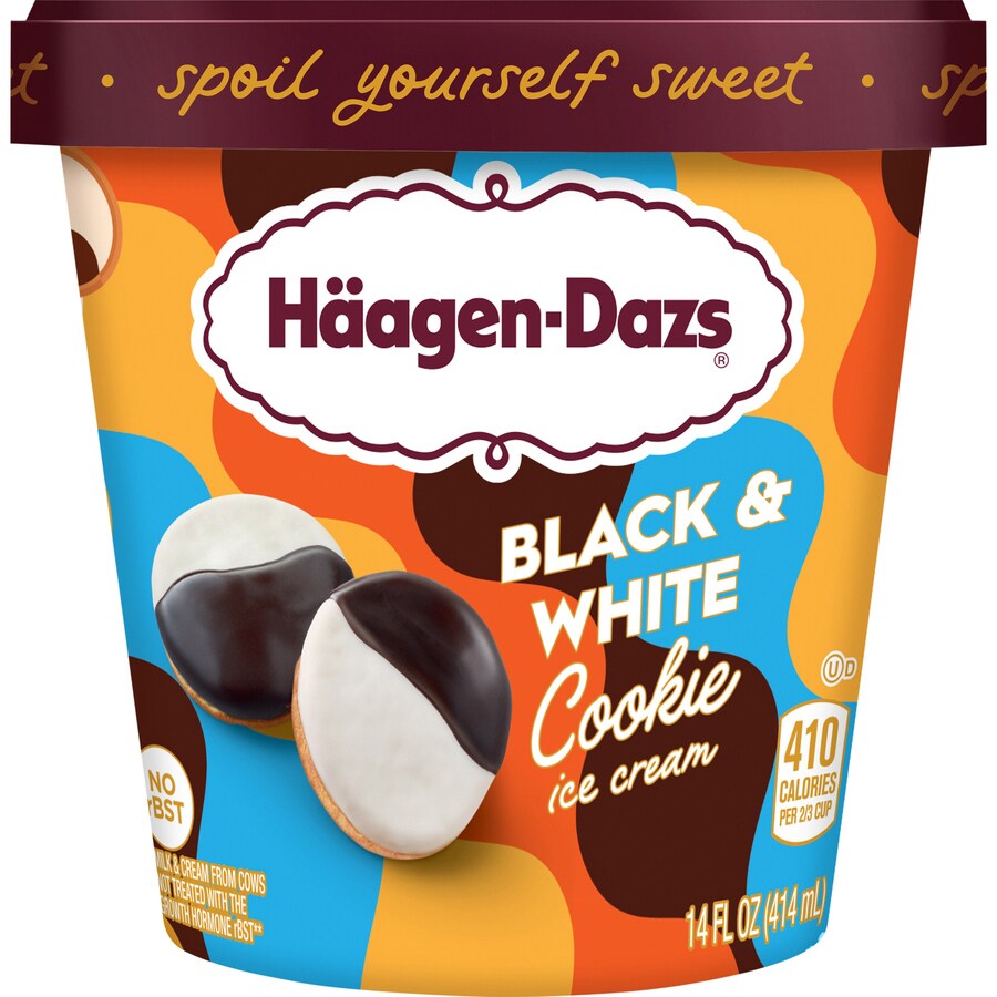 Haagen-Dazs Ice Cream, Black & White Cookie