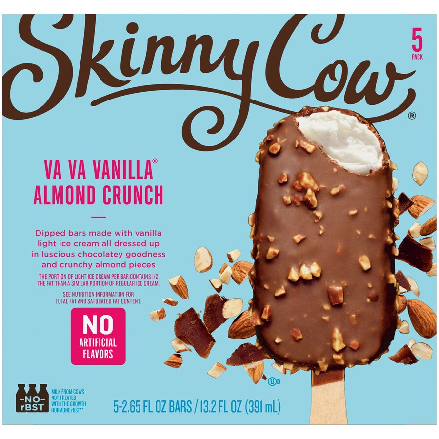 Skinny Cow Ice Cream Bars, Va Va Vanilla Almond Crunch