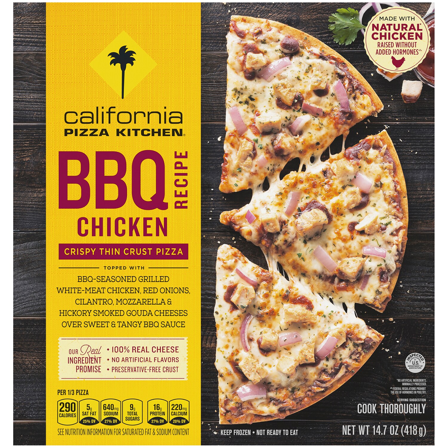 California Pizza Kitchen Crispy Thin Crust Pizza, BBQ Chicken