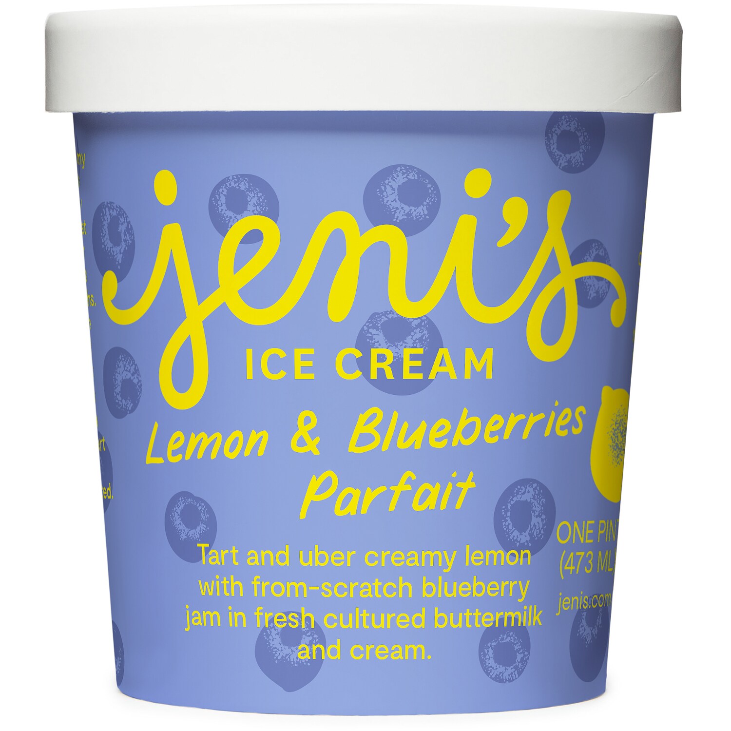 Jeni's Ice Cream, Lemon & Blueberries Parfait