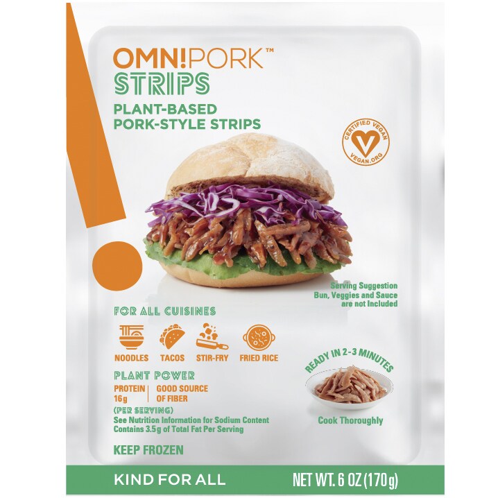 OmniPork Plant-Based Pork-Style Strips