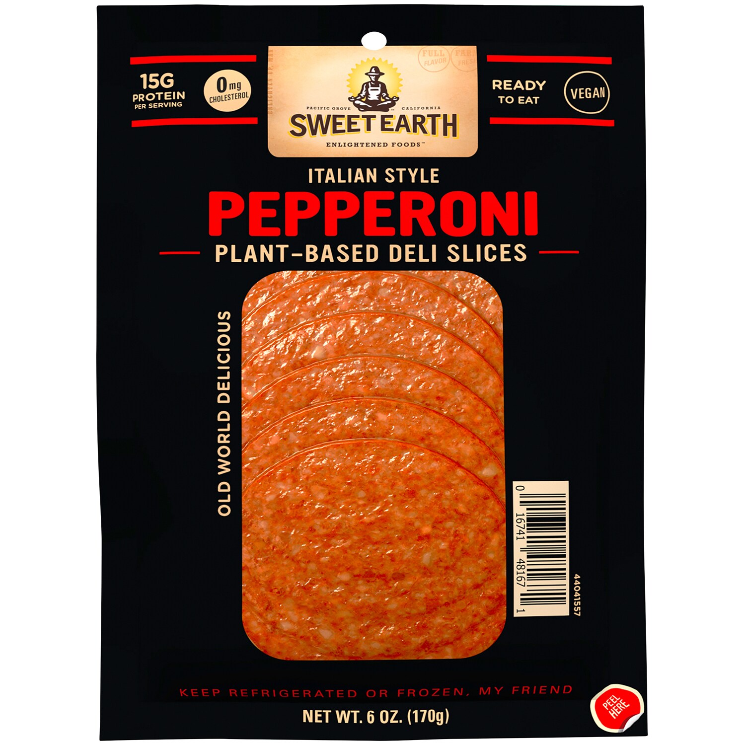 Sweet Earth Plant-Based Deli Slices, Pepperoni