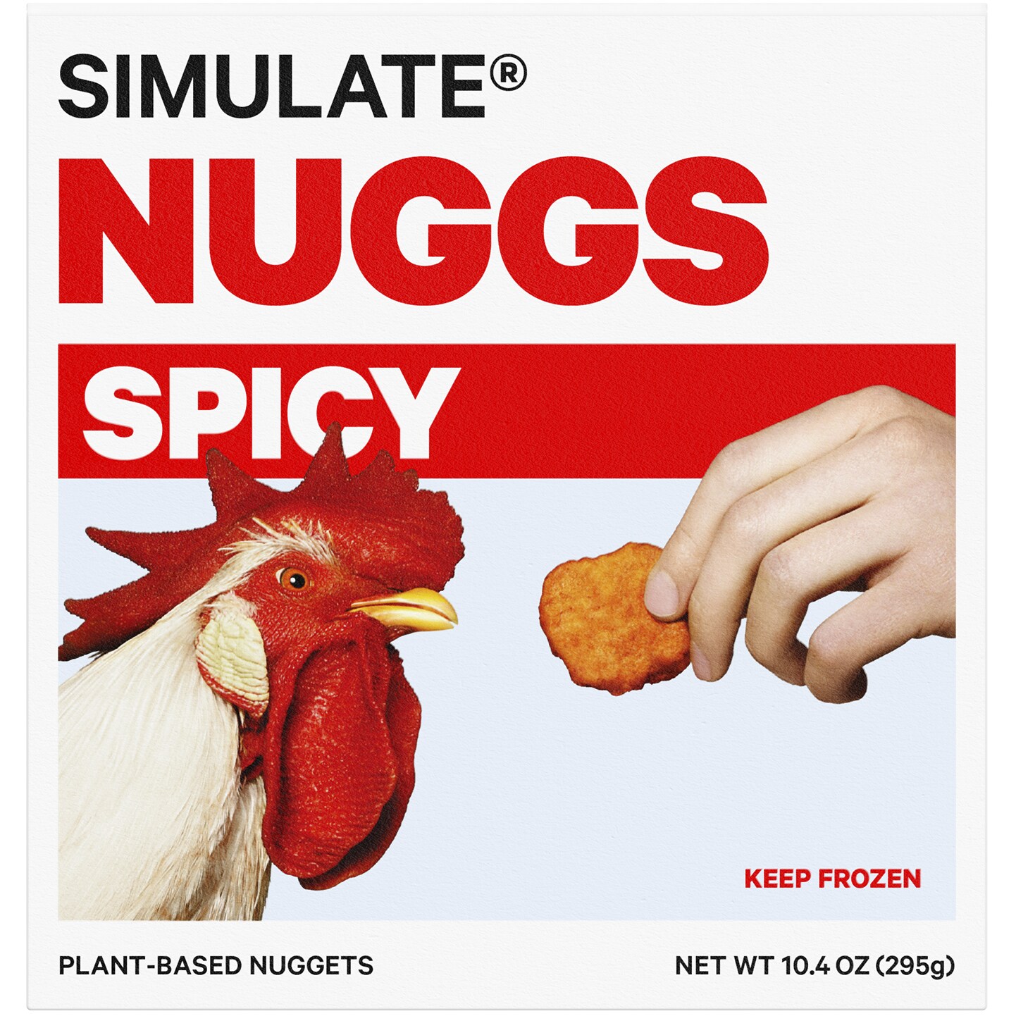 Simulate Nuggs Plant-Based Nuggets, Spicy 