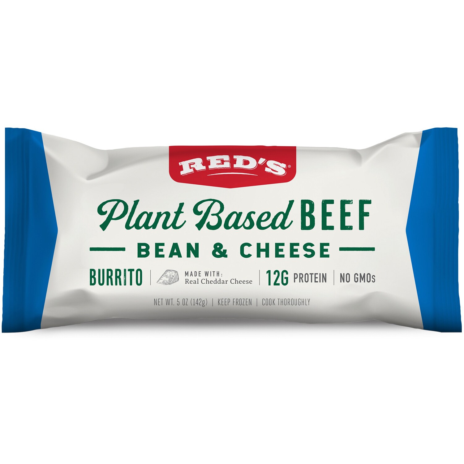 Red's Plant Based Beef Burrito, Bean & Cheese