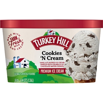 Turkey Hill Ice Cream, Cookies 'n Cream