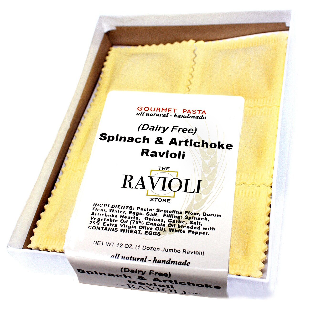 The Ravioli Store Spinach & Artichoke Ravioli, Frozen