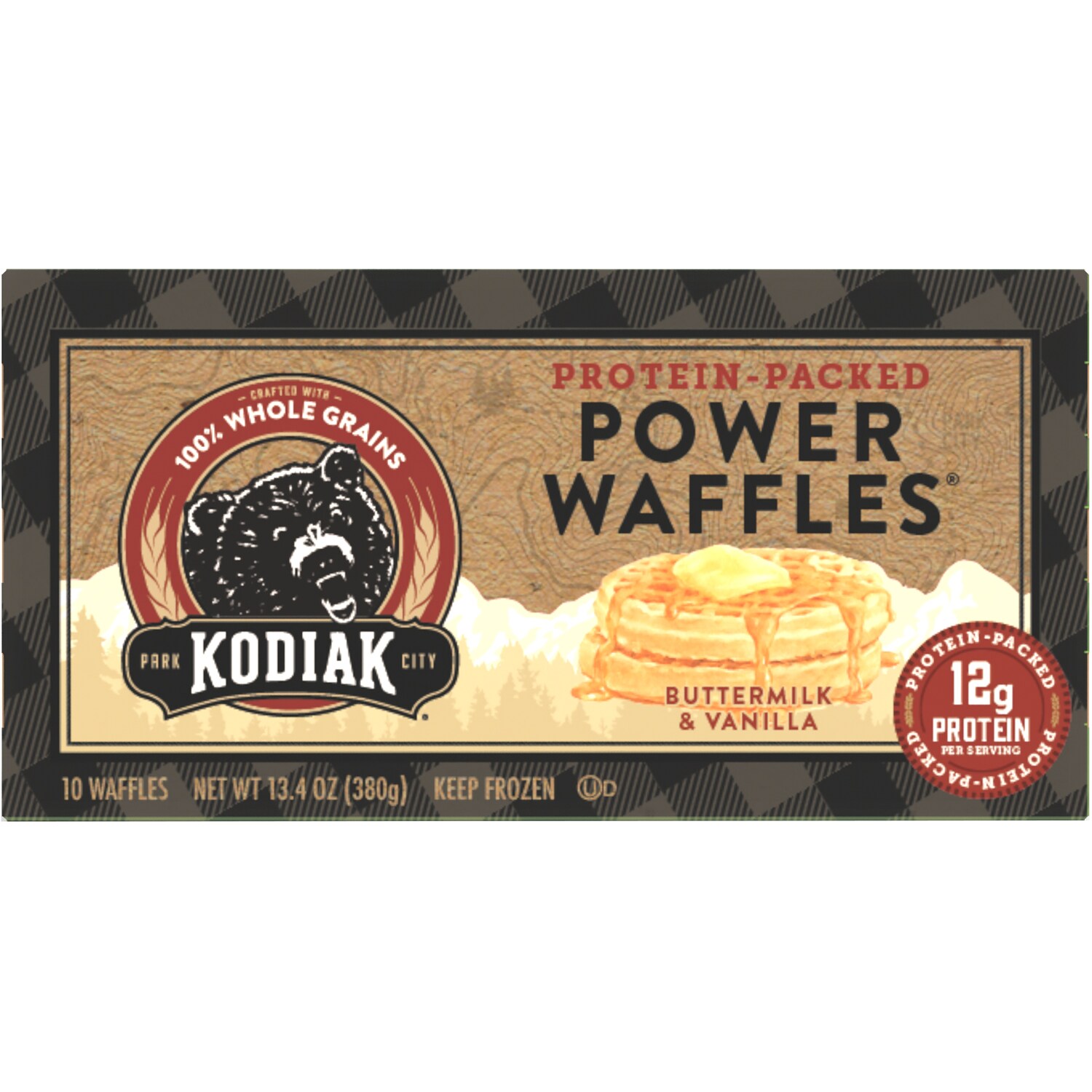 Kodiak Power Waffles, Buttermilk & Vanilla