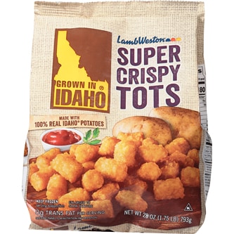 Grown In Idaho Super Crispy Tots, Frozen