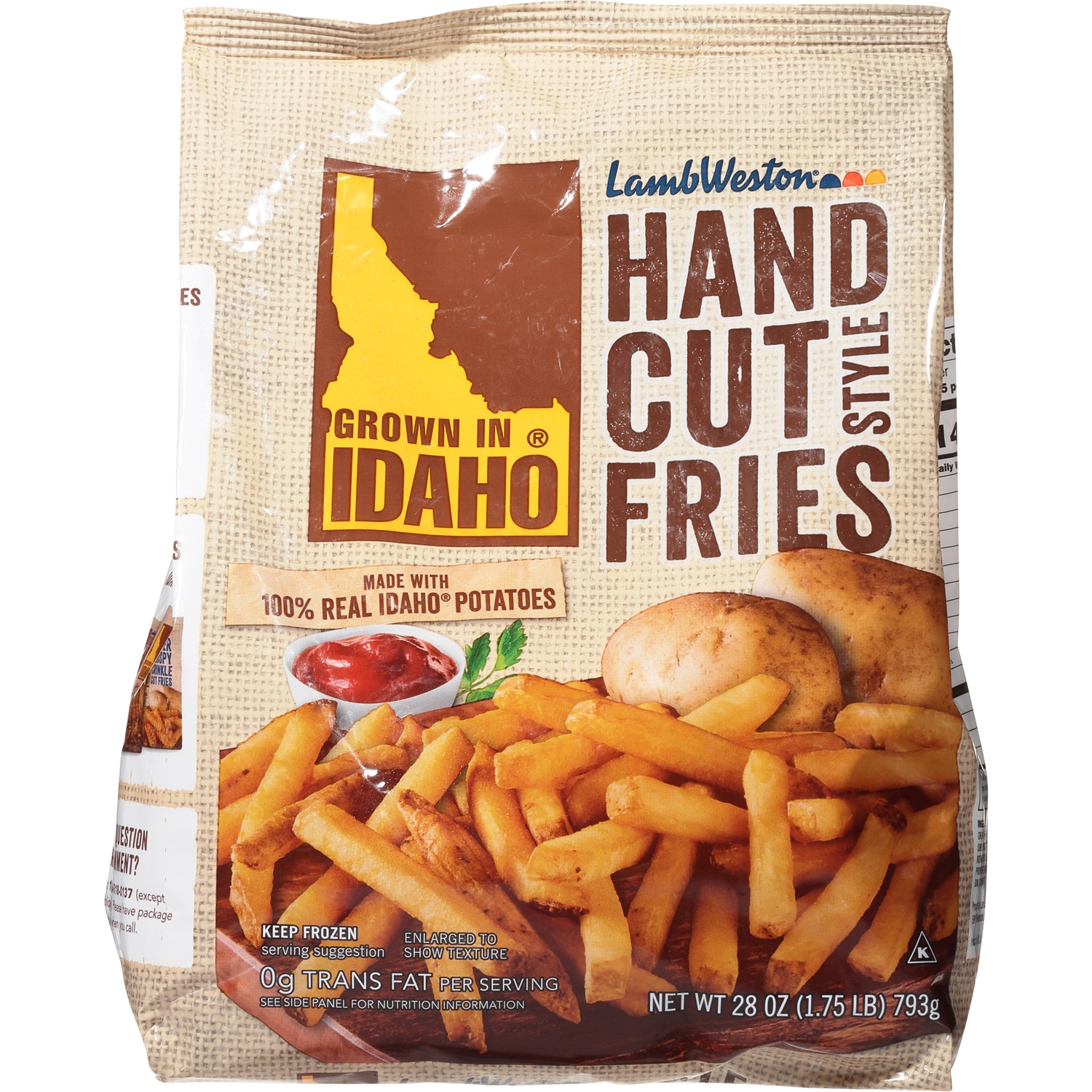 Grown In Idaho Hand Cut Style Fries, Frozen