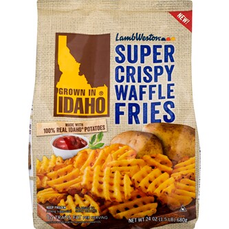 Grown In Idaho Super Crispy Waffle Fries, Frozen