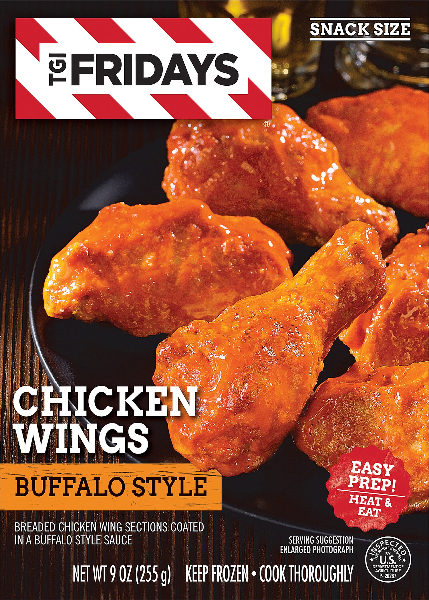 TGI Fridays Chicken Wings, Buffalo Style, Frozen
