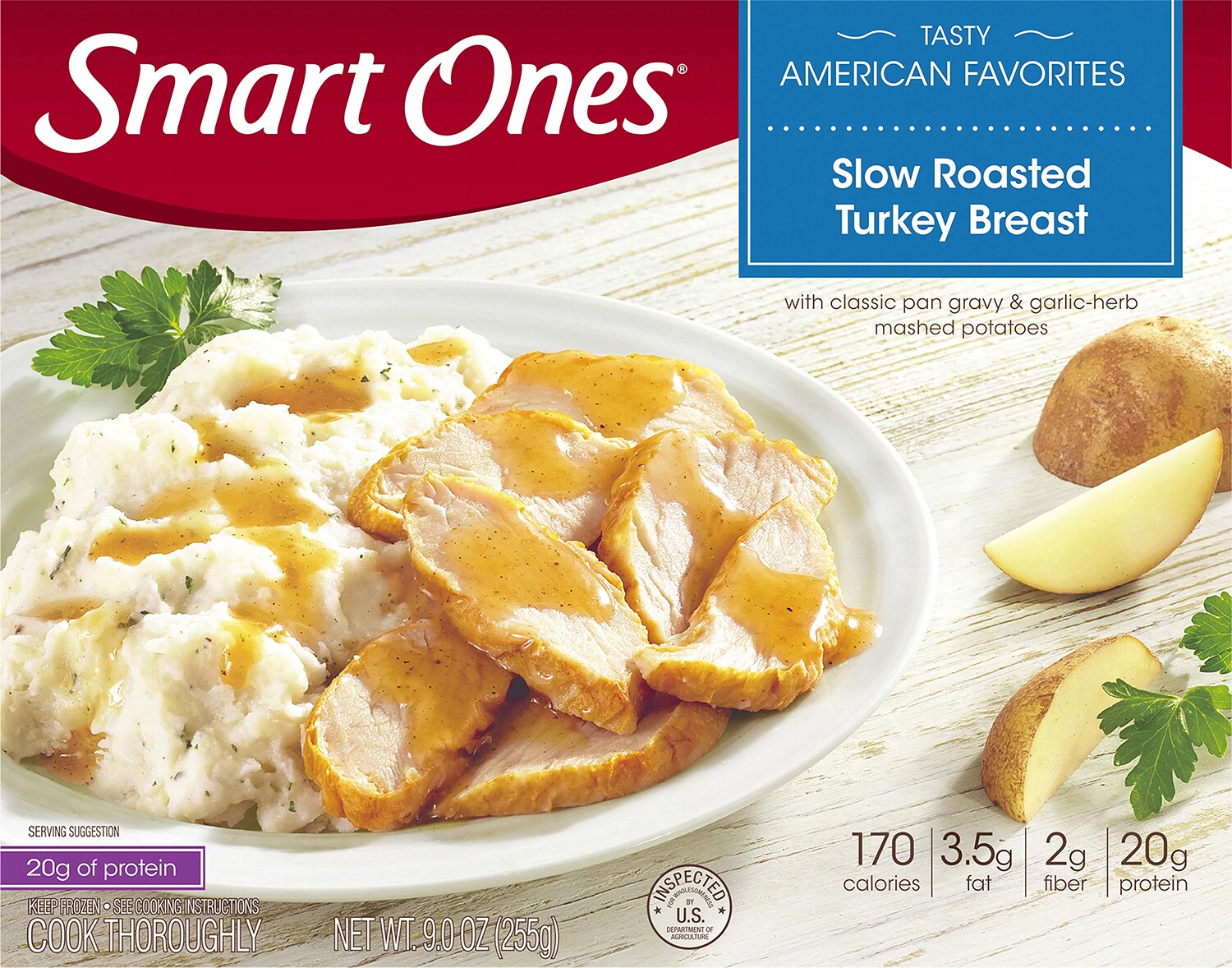 Smart Ones Slow Roasted Turkey Breast, Frozen