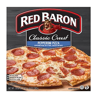 Red Baron Classic Crust Pizza, Pepperoni, Frozen