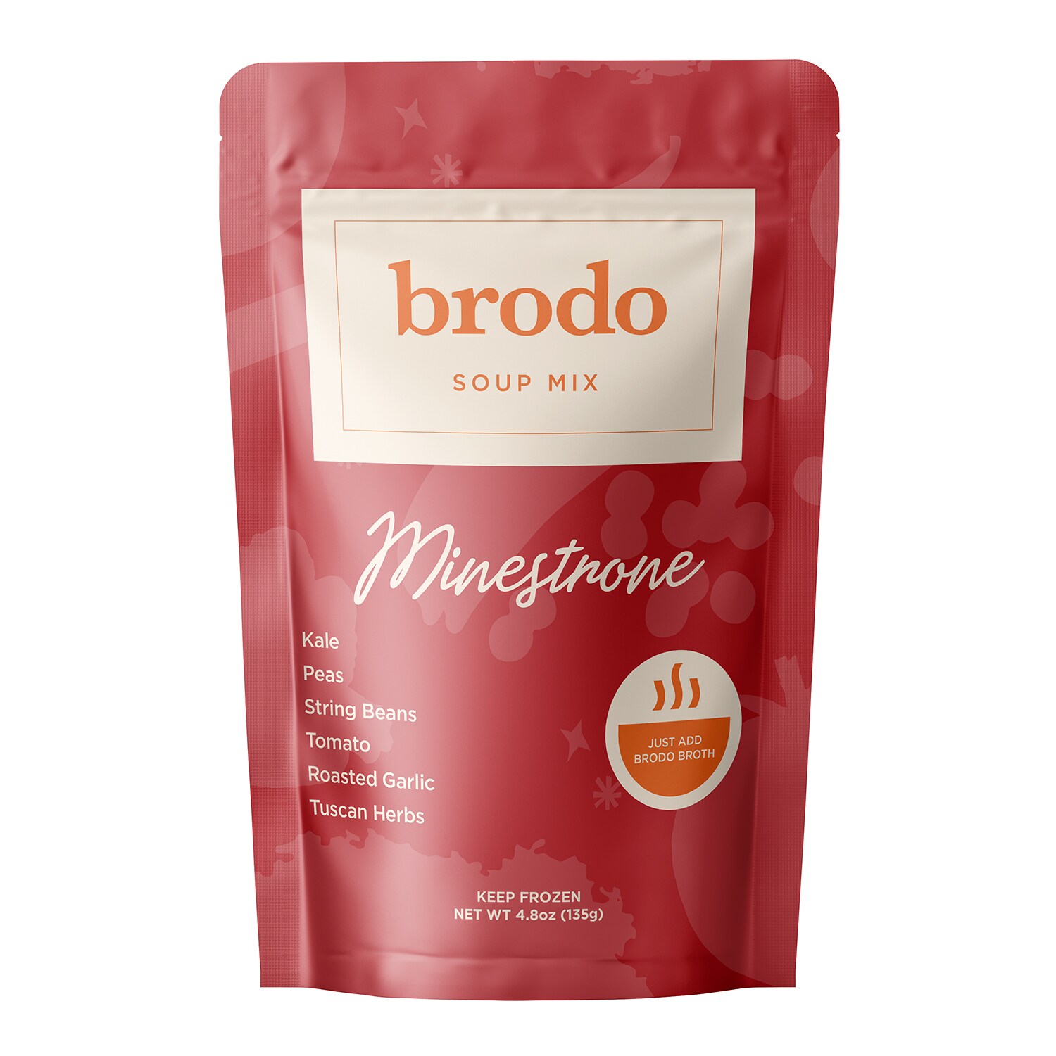Brodo Soup Mix, Minestrone, Frozen