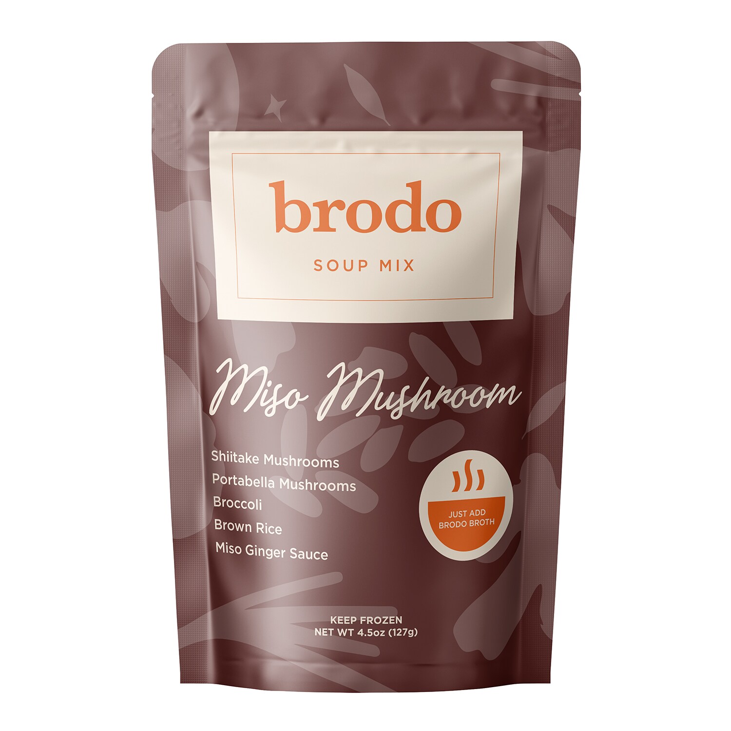 Brodo Soup Mix, Miso Mushroom, Frozen