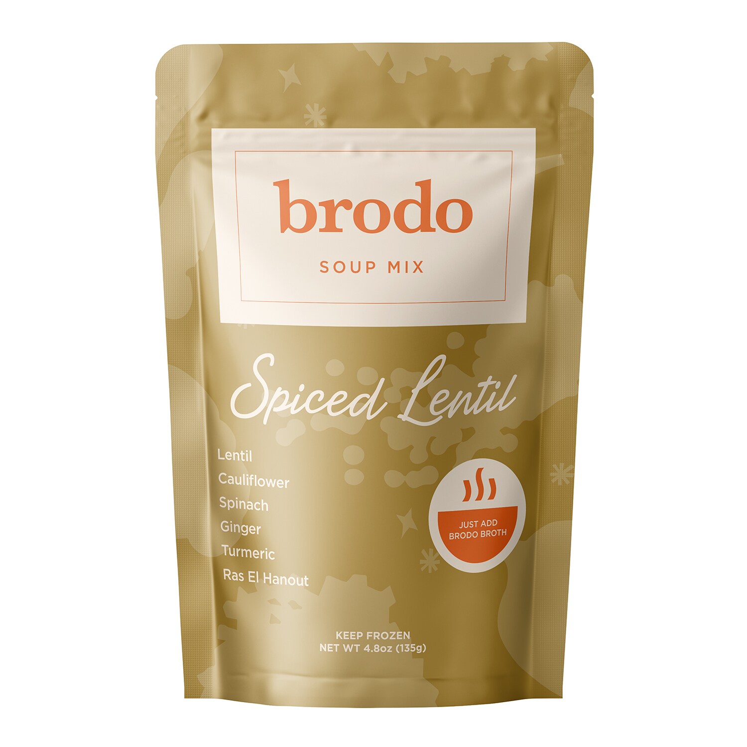 Brodo Soup Mix, Spiced Lentil, Frozen