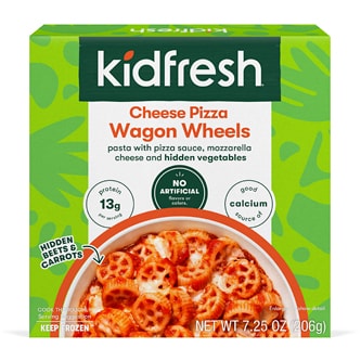Kidfresh Wagon Wheels, Cheese Pizza, Frozen