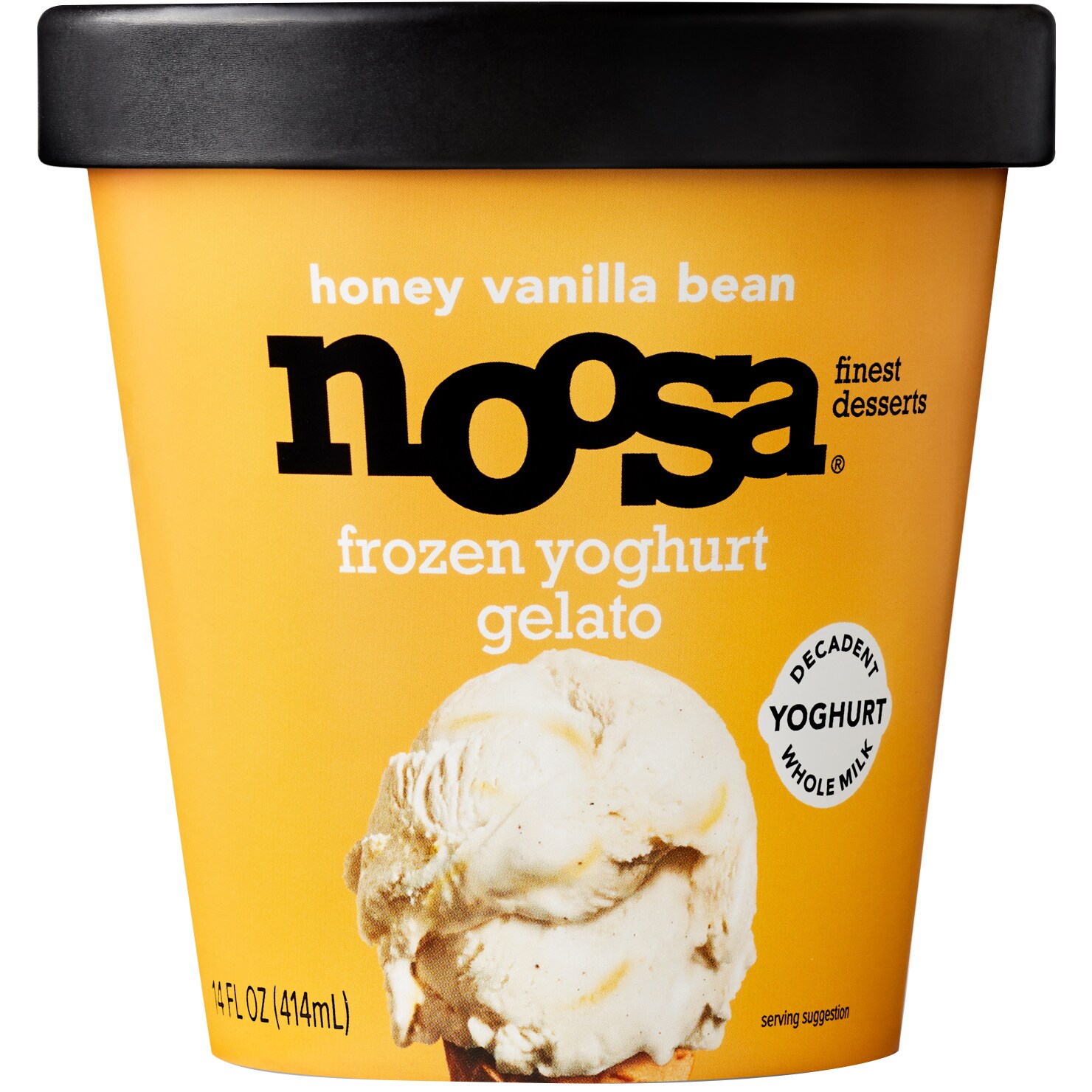 Noosa Frozen Yoghurt Gelato, Honey Vanilla Bean