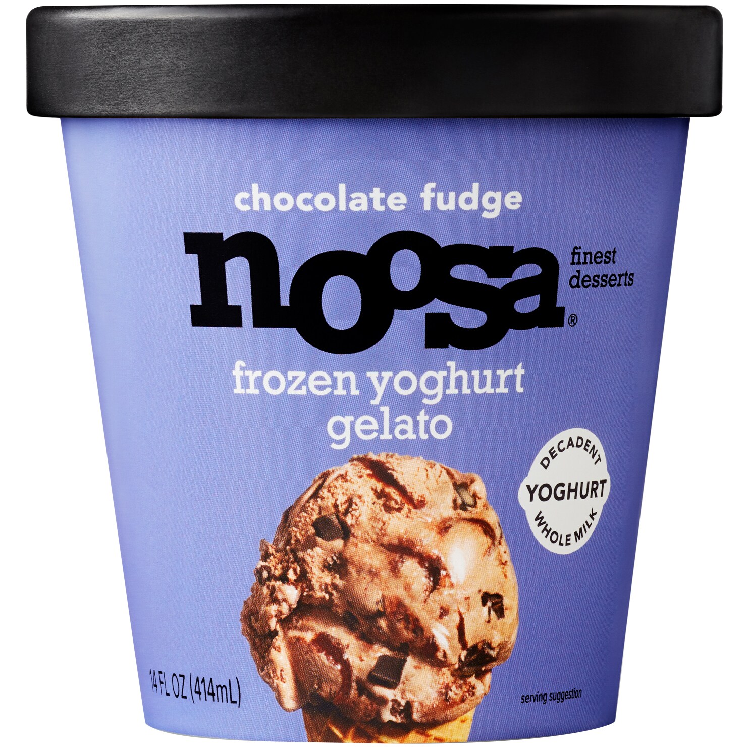 Noosa Frozen Yoghurt Gelato, Chocolate Fudge