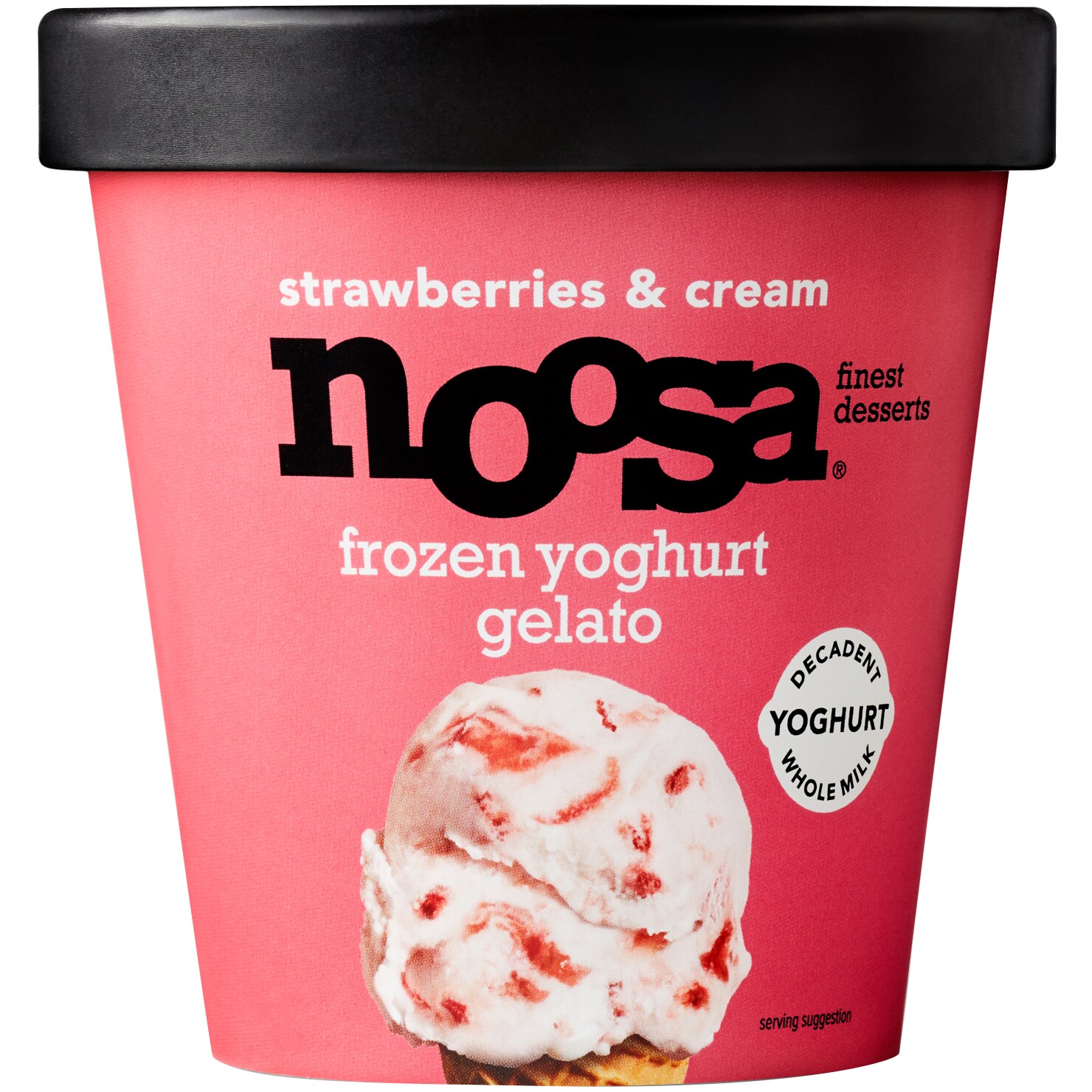 Noosa Frozen Yoghurt Gelato, Strawberries & Cream