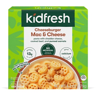 Kidfresh Mac & Cheese, Cheeseburger, Frozen