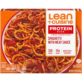 Lean Cuisine Protein Kick Spaghetti with Meat Sauce, Frozen
