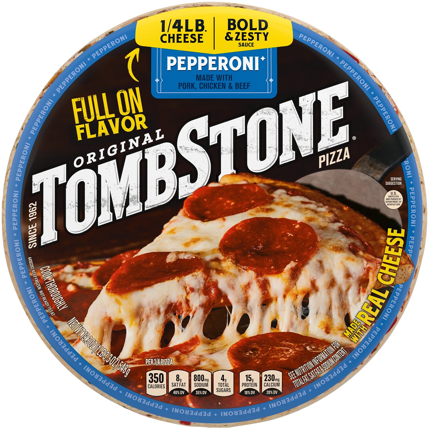 Tombstone Original Pizza, Pepperoni, Frozen