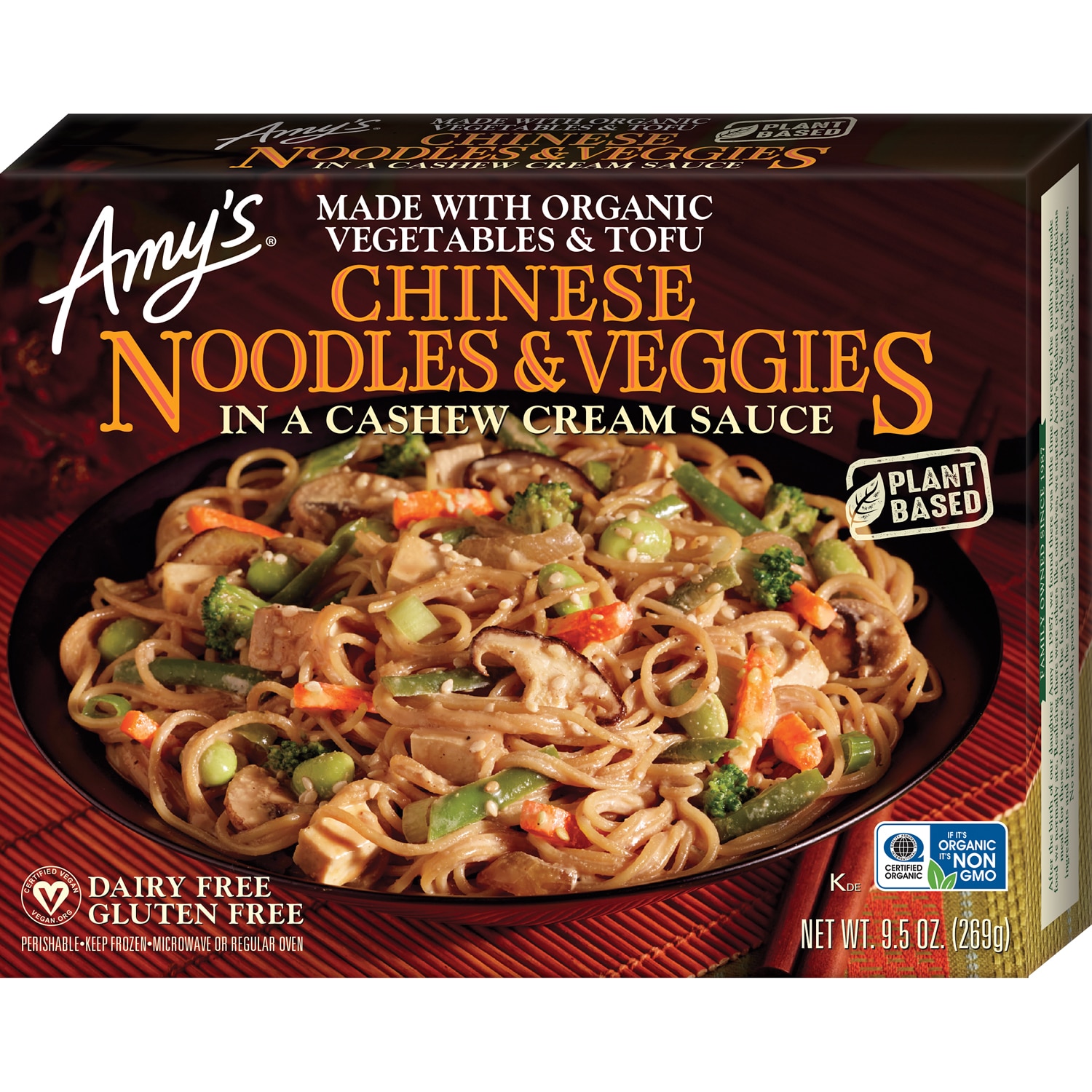 Amy's Chinese Noodles & Veggies in a Cashew Cream Sauce, Frozen