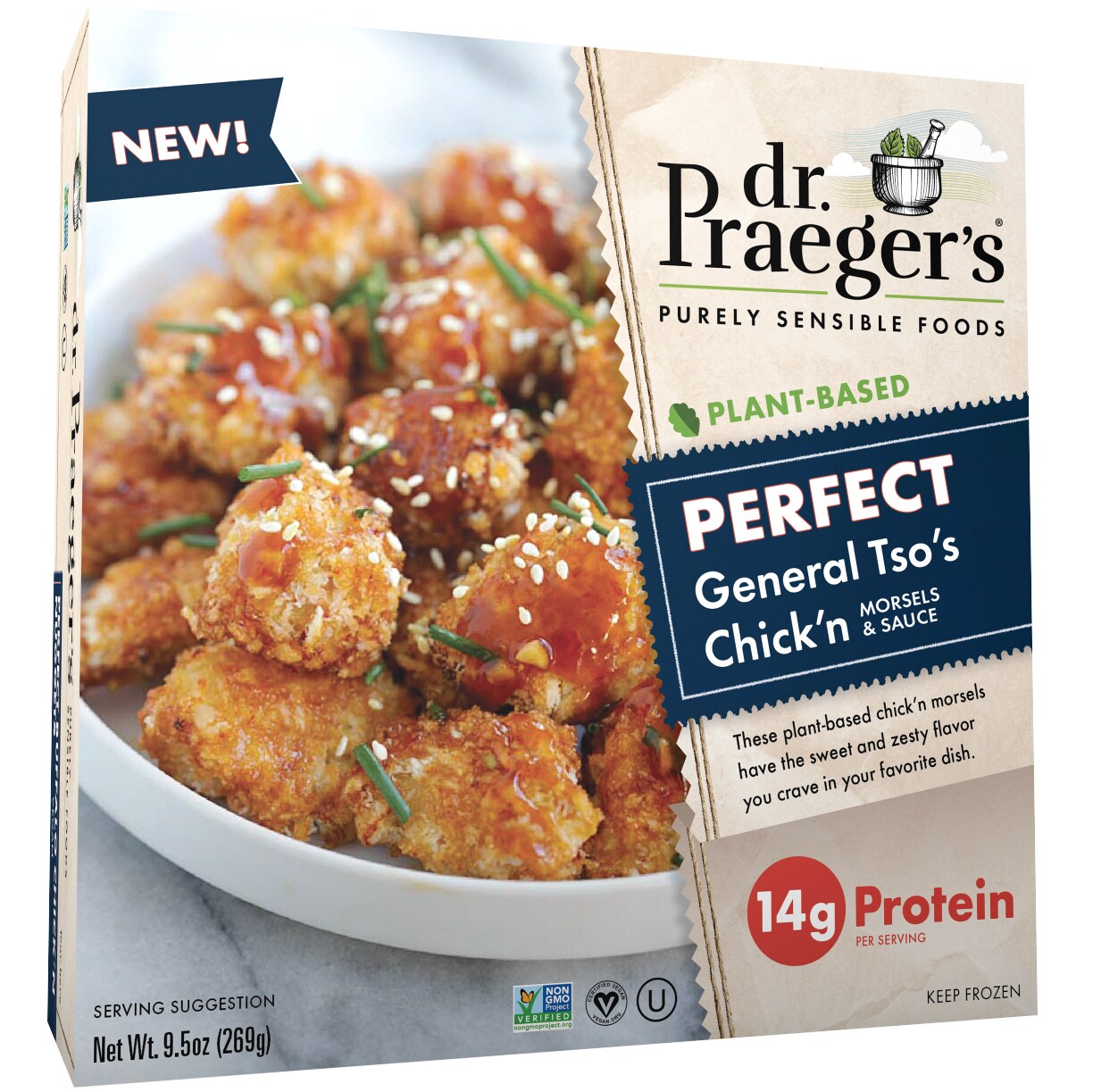 Dr. Praeger's Perfect General Tso's Chick'n, Frozen