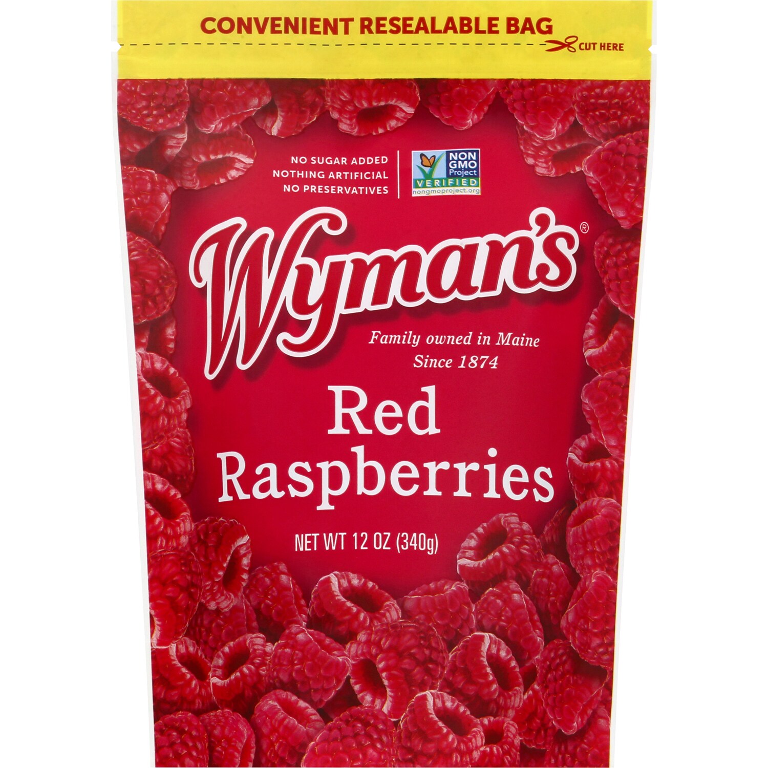 Wyman's Red Raspberries, Frozen