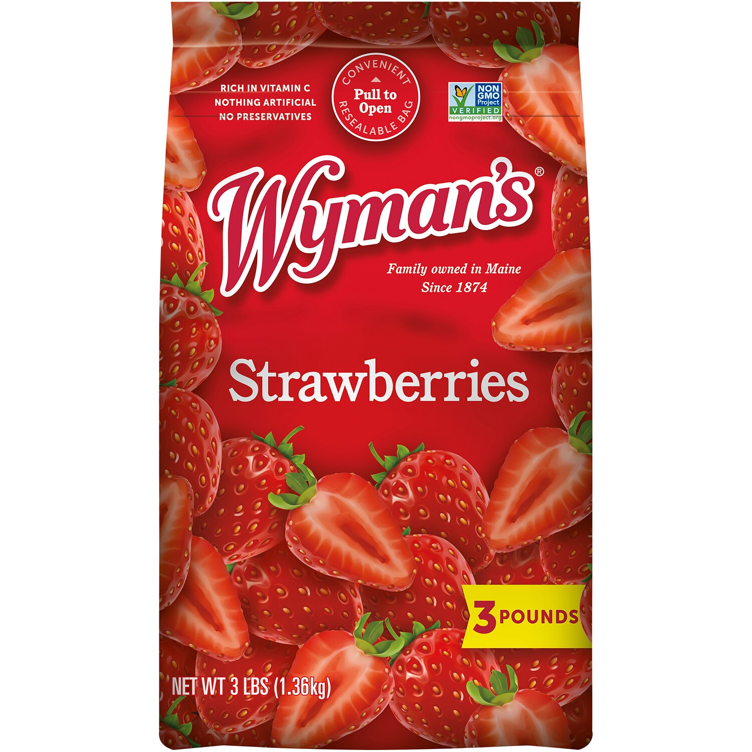 Wyman's Strawberries, Frozen