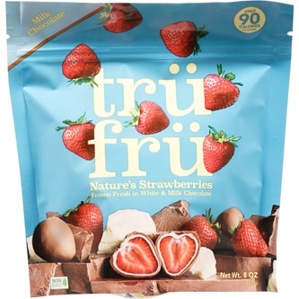 Tru Fru White & Milk Chocolate Nature's Strawberries, Frozen