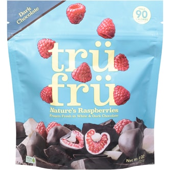 Tru Fru White & Dark Chocolate Nature's Raspberries, Frozen
