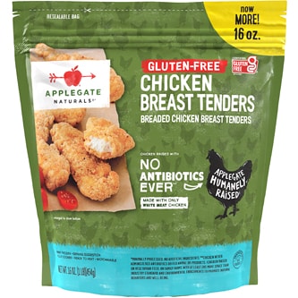 Applegate Naturals Gluten-Free Chicken Breast Tenders, Frozen