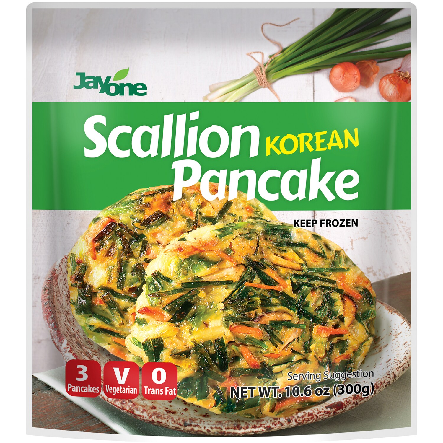 Jayone Korean Pancakes, Scallion, Frozen