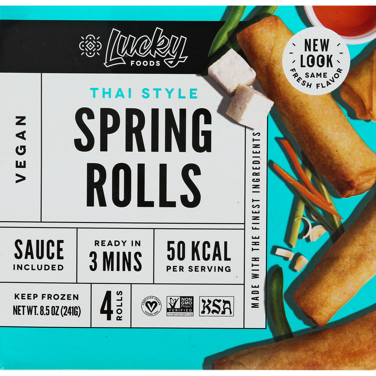 Lucky Foods Spring Rolls, Thai Style, Frozen