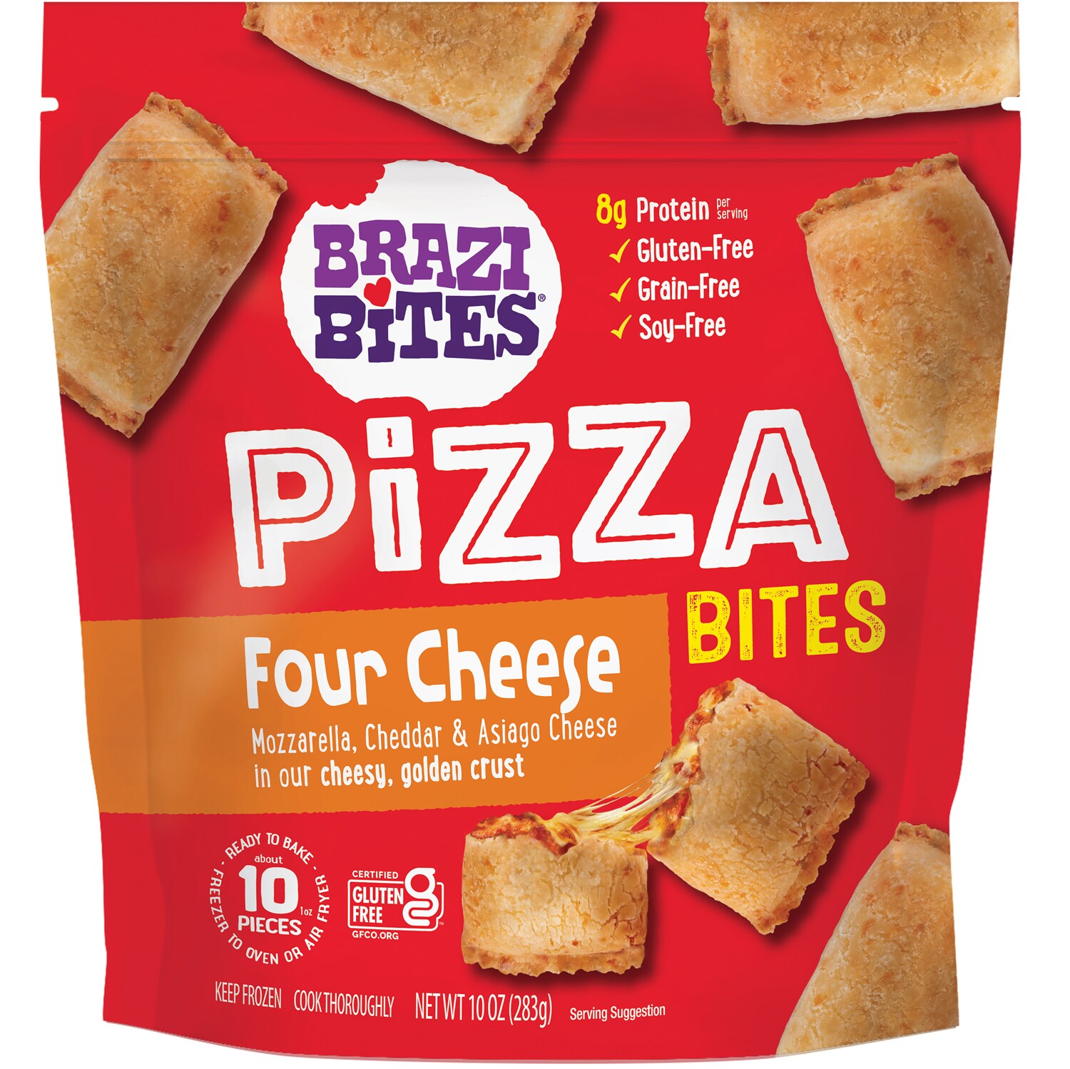 Brazi Bites Pizza Bites, Four Cheese, Frozen