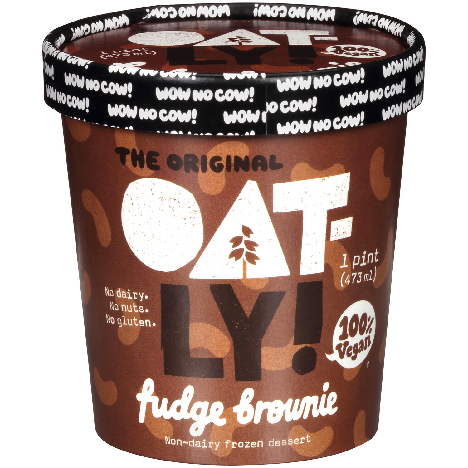 Oatly Non-Dairy Frozen Dessert, Fudge Brownie
