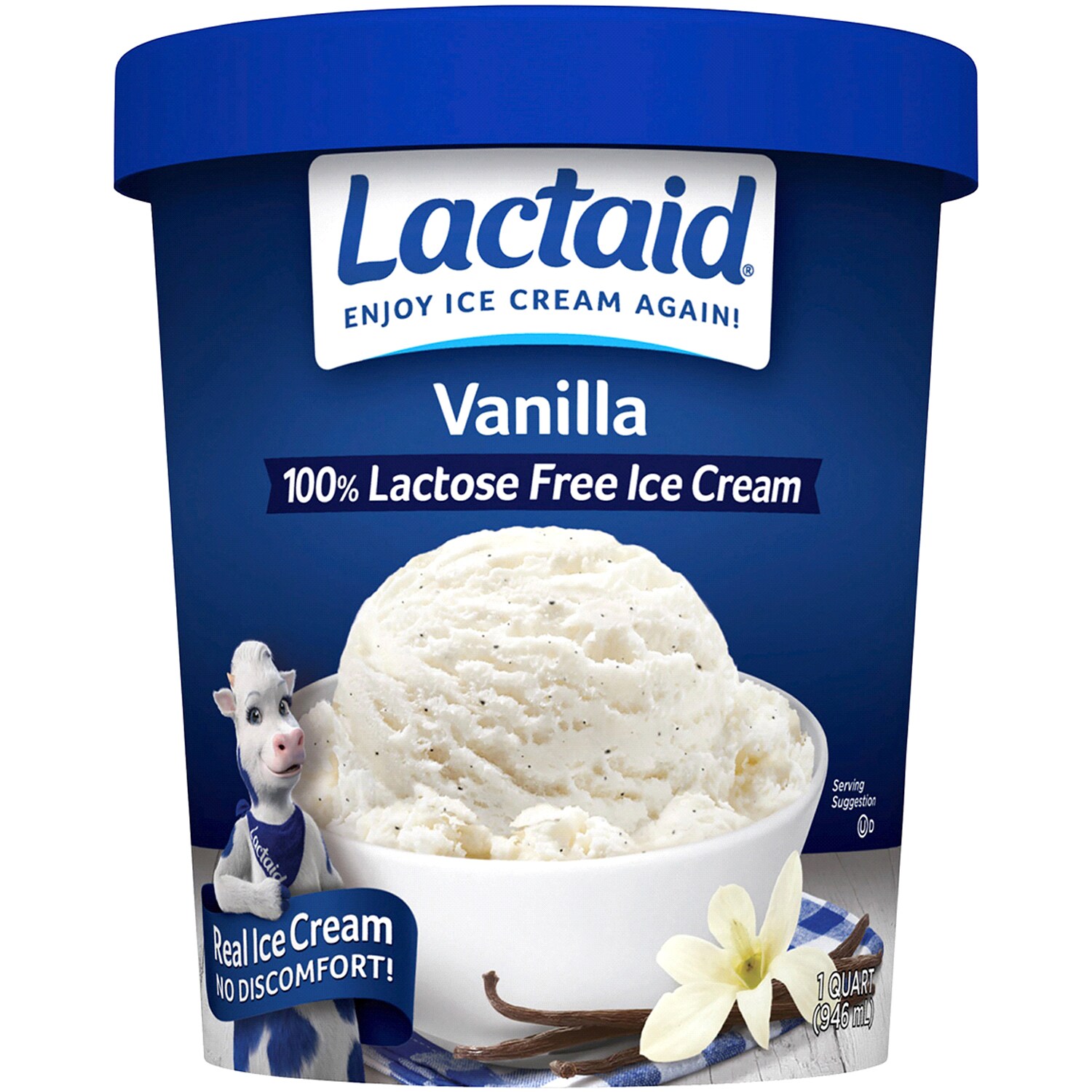 Lactaid 100% Lactose-Free Ice Cream, Vanilla