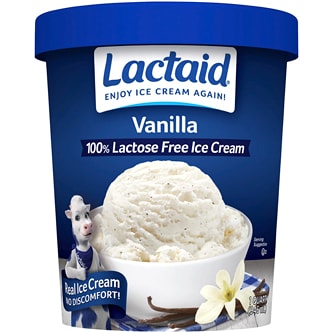 Lactaid 100% Lactose-Free Ice Cream, Vanilla