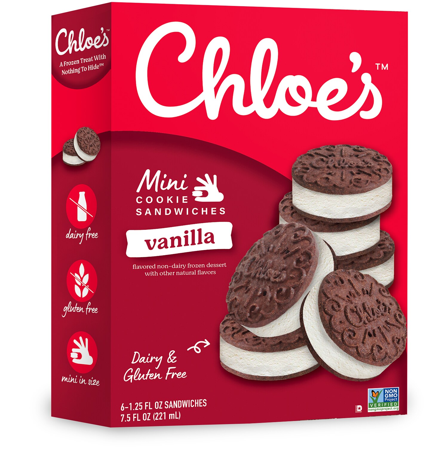Chloe's Mini Cookie Sandwiches, Vanilla