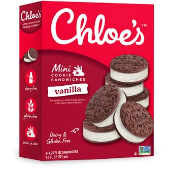 Chloe's Mini Cookie Sandwiches, Vanilla