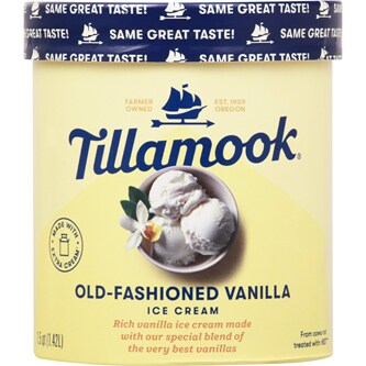 Tillamook Ice Cream, Old-Fashioned Vanilla