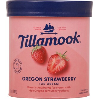 Tillamook Ice Cream, Oregon Strawberry