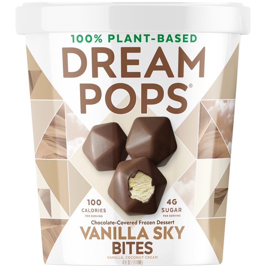 Dream Pops Plant-Based Bites, Vanilla Sky, Frozen