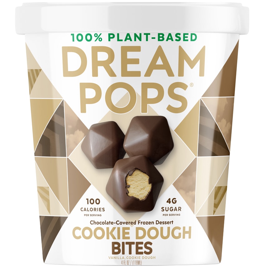 Dream Pops Plant-Based Bites, Cookie Dough, Frozen